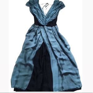 Alberta Ferretti silk chiffon cocktail dress